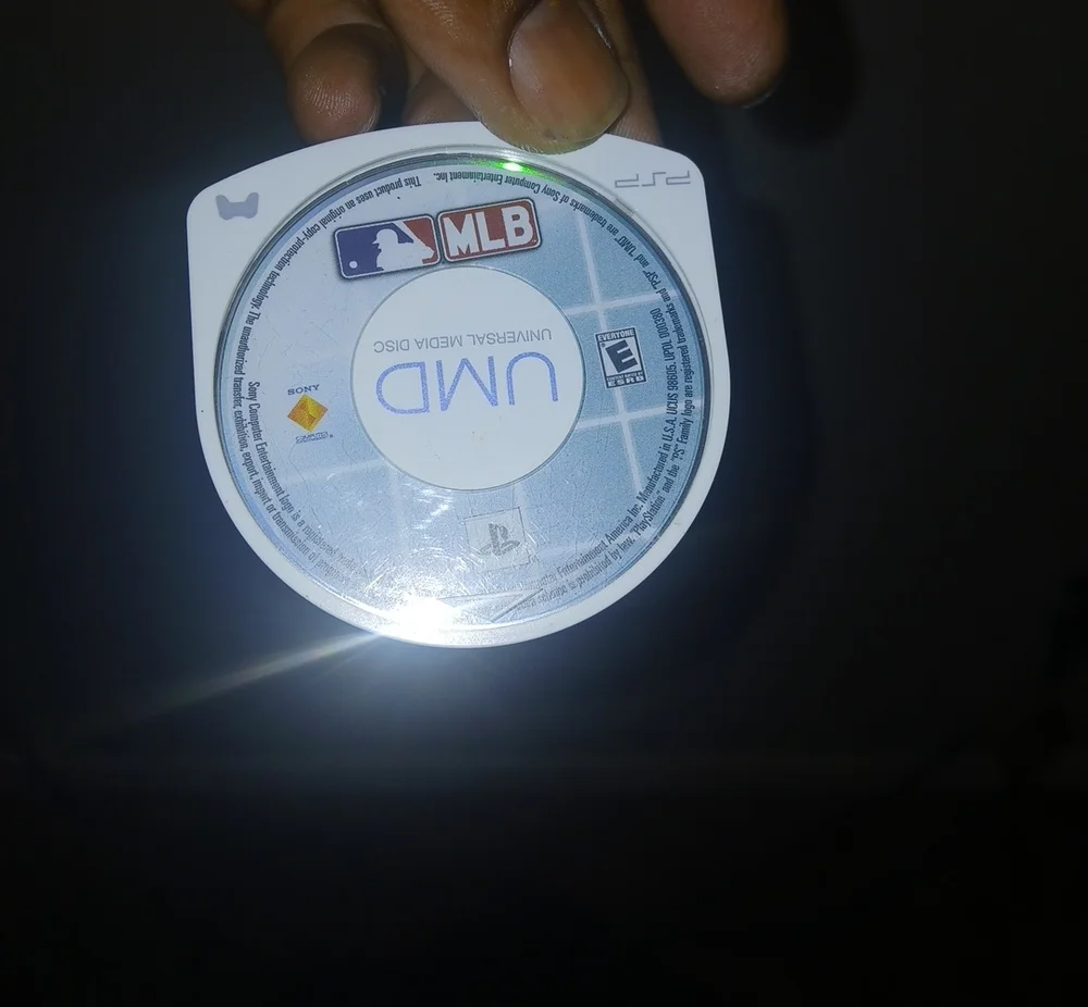 Sony White MLB UMD Universal Media Disc for PSP